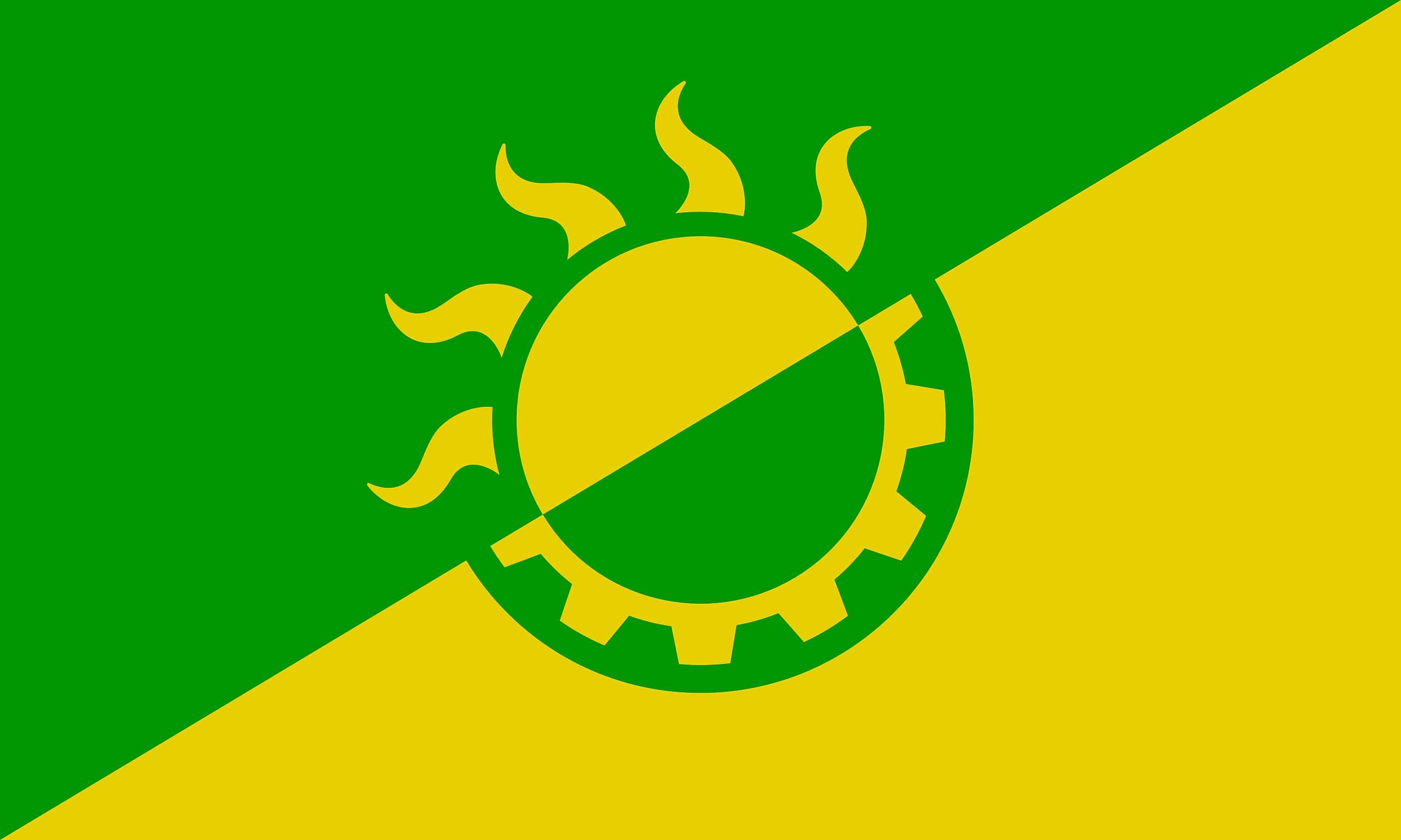 Drapeau Solarpunk